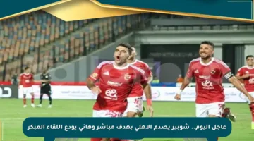 عاجل اليوم.. شوبير يصدم الأهلي بهدف مباشر وهاني يودع اللقاء المبكر